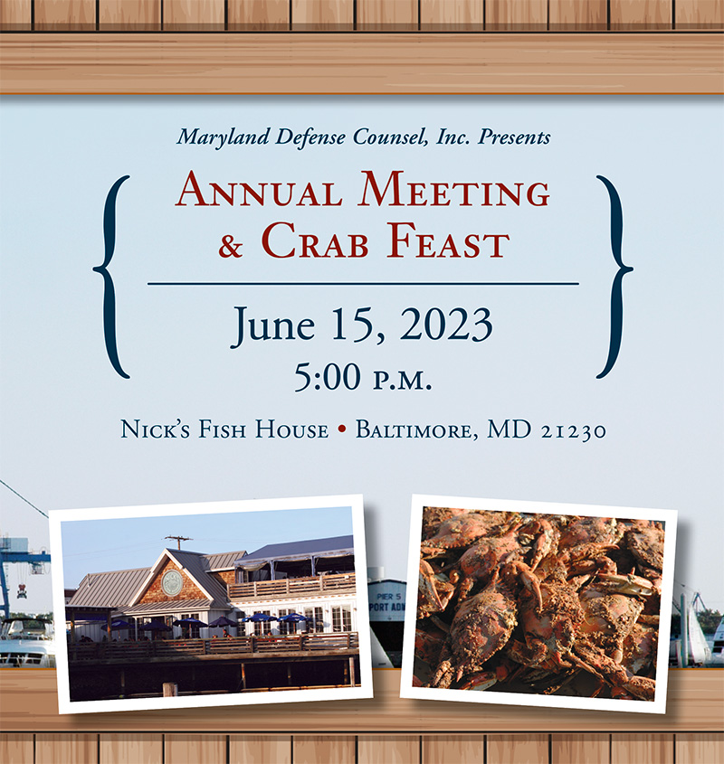 MDC Crab Feast, June 15, 2023, 5:00pm