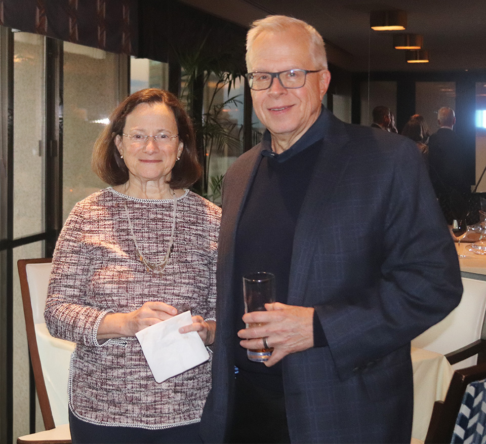 Peggy Ward and John Sweeney